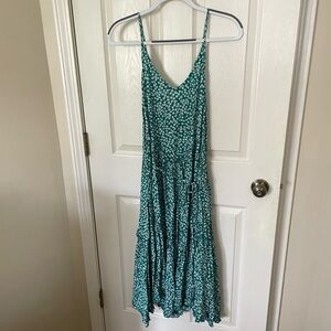 Emerald Floral Women's Dress